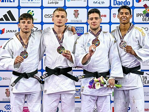 Krijthe en van Herk pakken brons bij European Cup Judo in Kroatië